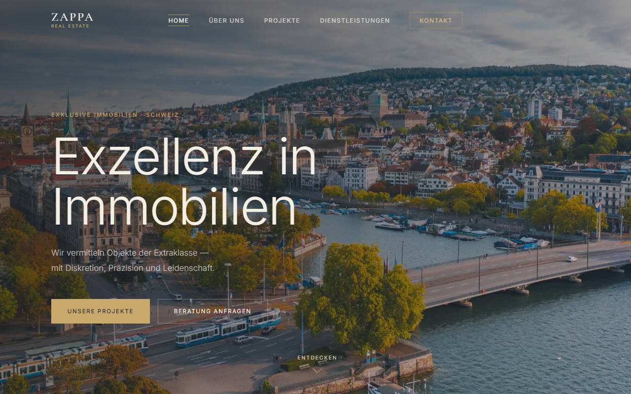 Zappa Real Estate Website